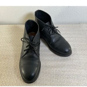 Biltrite Mens Black Leather Steel Toe Chukka Boots 6.5 Oil Resist ANSI Z41.1-91